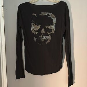 Zadig & Voltaire Skull long sleeve shirt